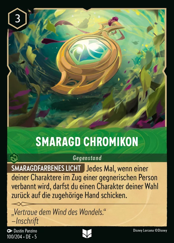 Smaragd Chromikon — Disney Lorcana Gegenstand card from Shimmering Skies