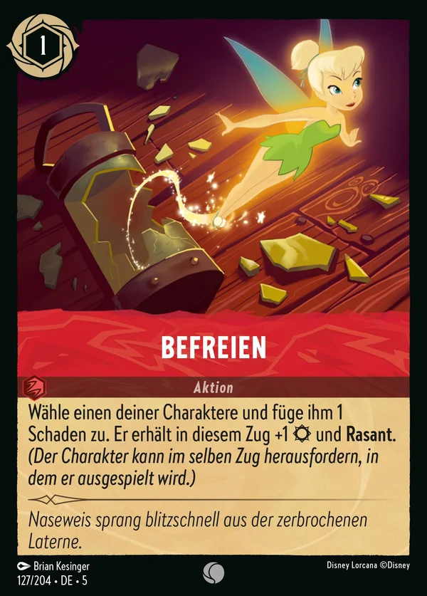 Befreien — Disney Lorcana Aktion card from Shimmering Skies