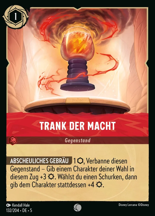 Trank der Macht — Disney Lorcana Gegenstand card from Shimmering Skies