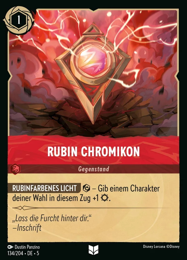 Rubin Chromikon — Disney Lorcana Gegenstand card from Shimmering Skies