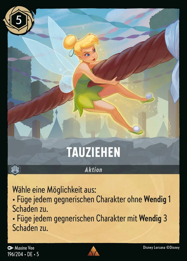 Tauziehen — Disney Lorcana Aktion card from Shimmering Skies