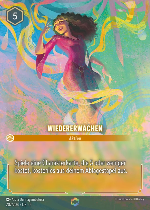Wiedererwachen — Disney Lorcana Aktion card from Shimmering Skies
