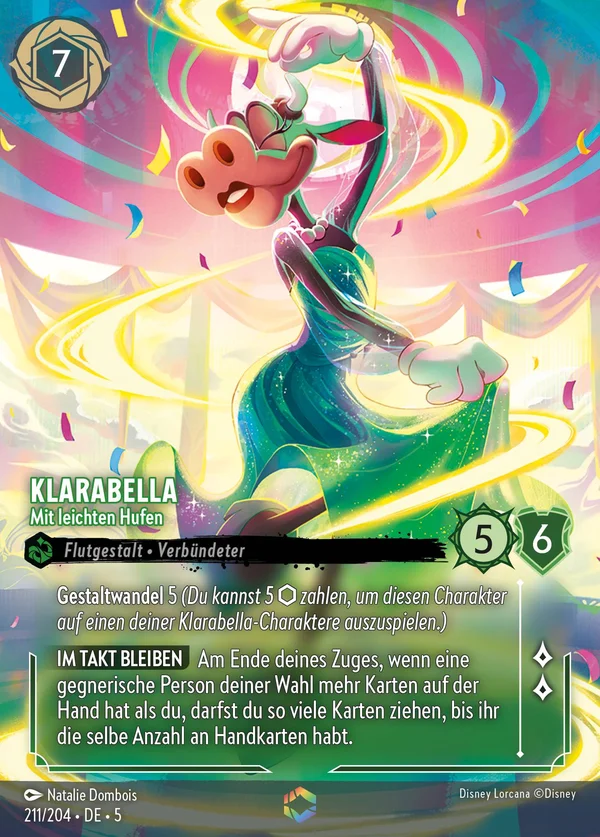 Klarabella - Mit leichten Hufen — Disney Lorcana Charakter card from Shimmering Skies