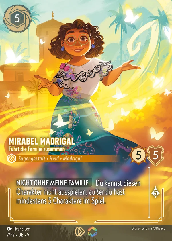 Mirabel Madrigal - Führt die Familie zusammen — Disney Lorcana Charakter card from Shimmering Skies