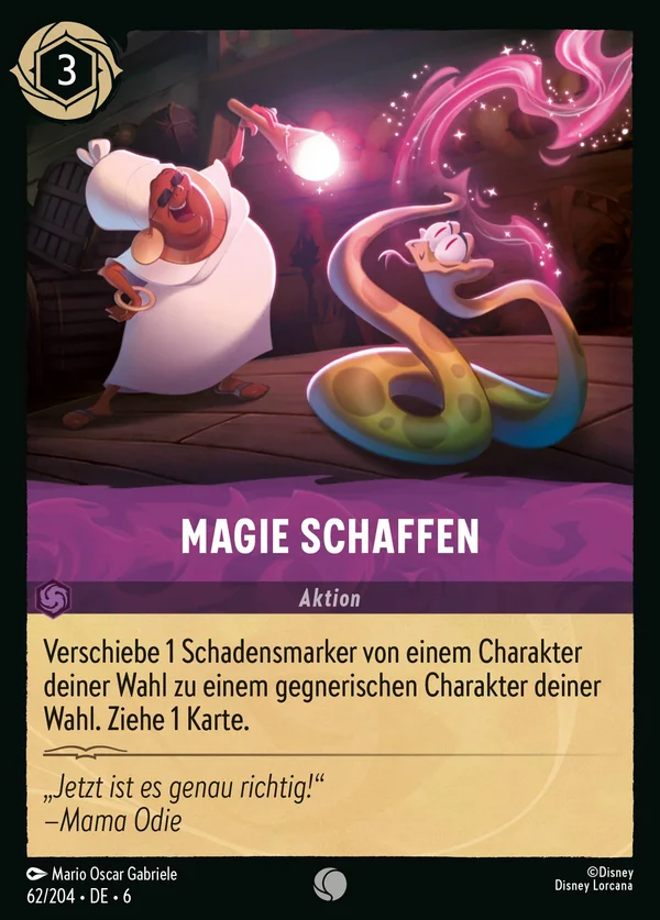 Magie schaffen — Disney Lorcana Aktion card from Azurite Sea