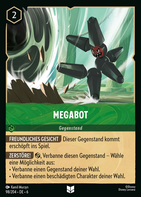 MegaBot — Disney Lorcana Gegenstand card from Azurite Sea