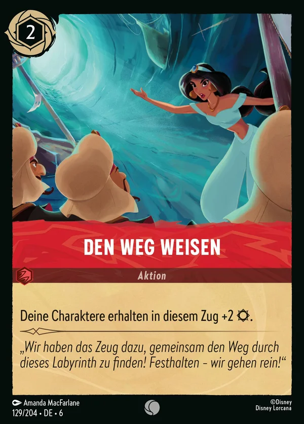 Den Weg weisen — Disney Lorcana Aktion card from Azurite Sea