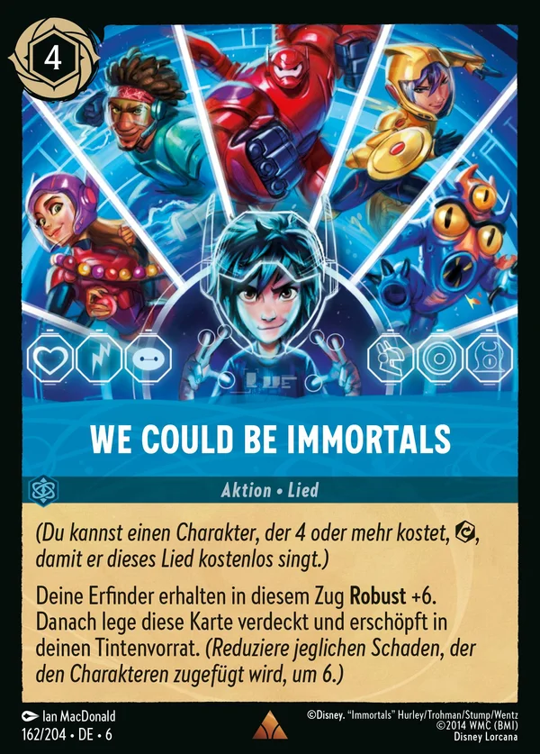 We Could Be Immortals — Disney Lorcana Aktion card from Azurite Sea