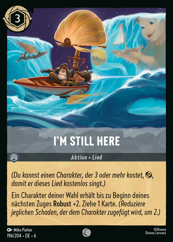 I'm Still Here — Disney Lorcana Aktion card from Azurite Sea