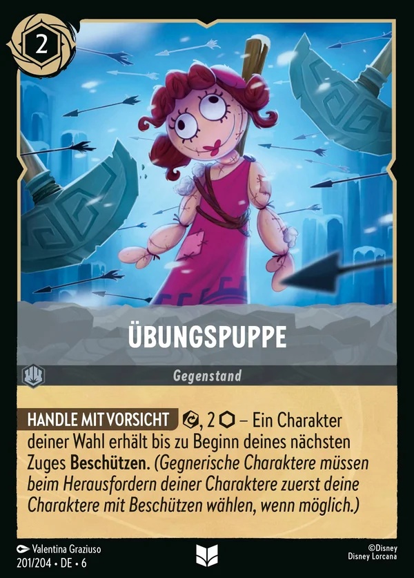 Übungspuppe — Disney Lorcana Gegenstand card from Azurite Sea