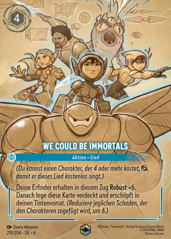 We Could Be Immortals — Disney Lorcana Aktion card from Azurite Sea