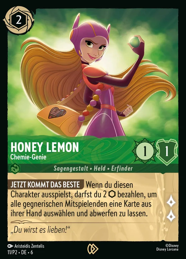 Honey Lemon - Chemie-Genie — Disney Lorcana Charakter card from Azurite Sea