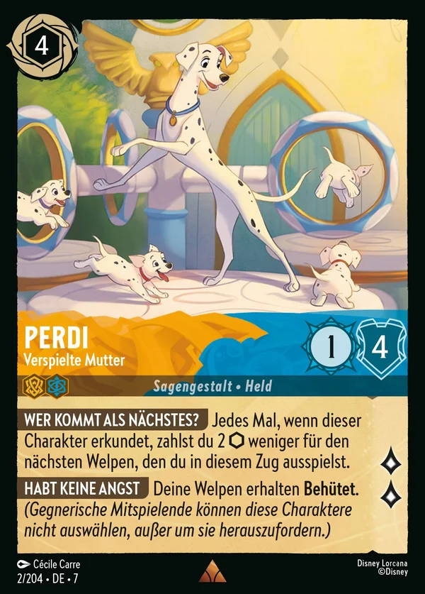 Perdi - Verspielte Mutter — Disney Lorcana Charakter card from Archazia's Island
