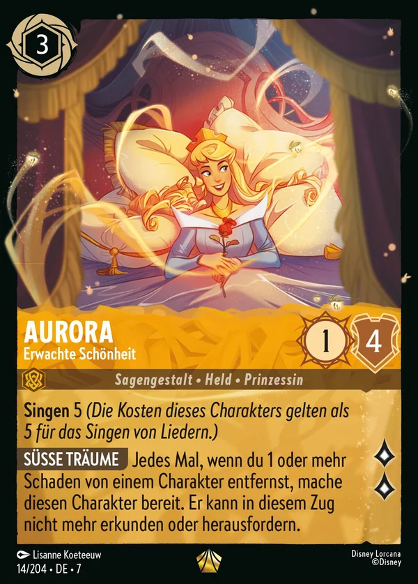 Aurora - Erwachte Schönheit — Disney Lorcana Charakter card from Archazia's Island