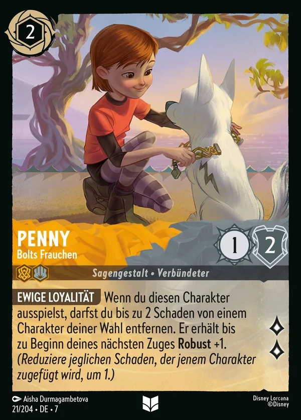 Penny - Bolts Frauchen — Disney Lorcana Charakter card from Archazia's Island
