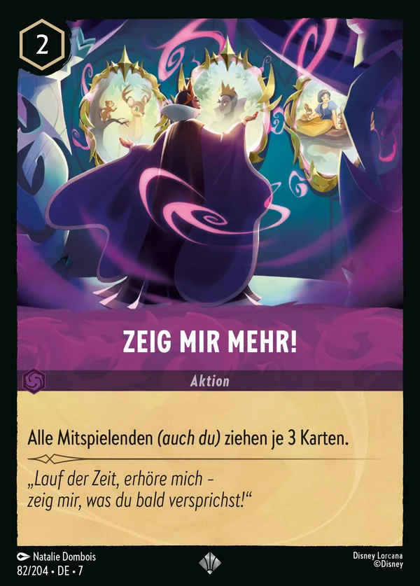 Zeig mir mehr! — Disney Lorcana Aktion card from Archazia's Island