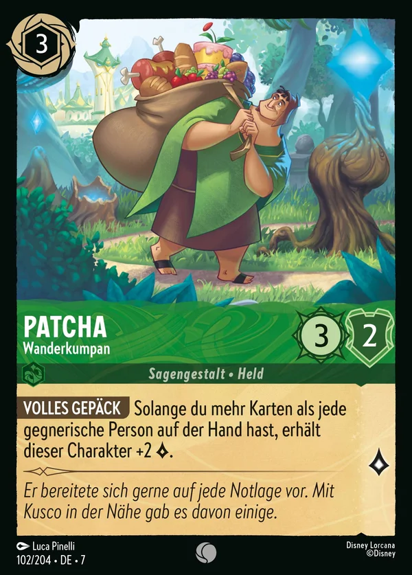 Patcha - Wanderkumpan — Disney Lorcana Charakter card from Archazia's Island