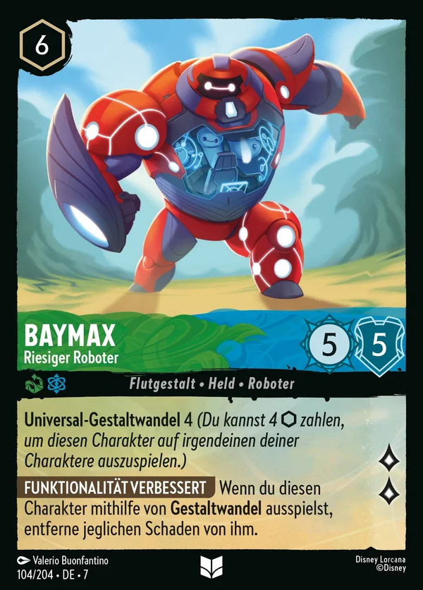Baymax - Riesiger Roboter — Disney Lorcana Charakter card from Archazia's Island