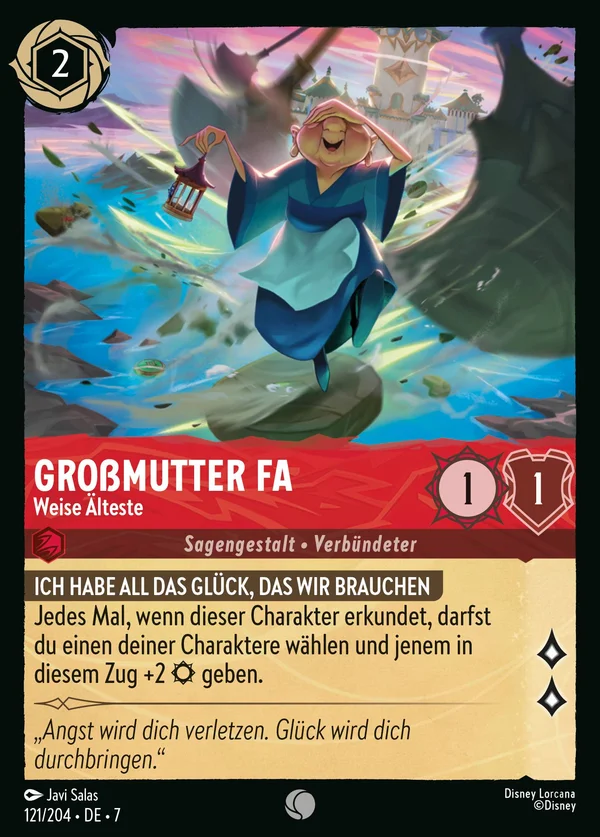 Großmutter Fa - Weise Älteste — Disney Lorcana Charakter card from Archazia's Island