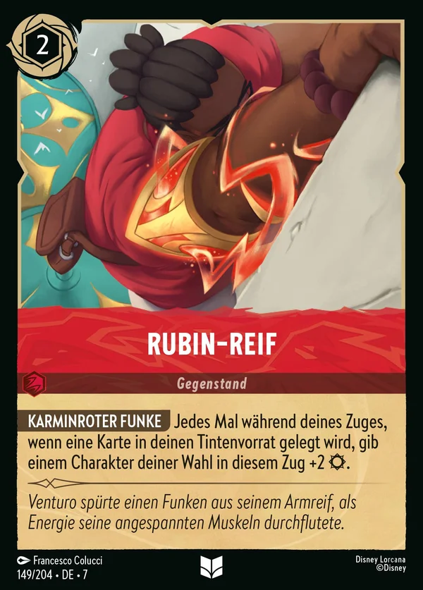 Rubin-Reif — Disney Lorcana Gegenstand card from Archazia's Island