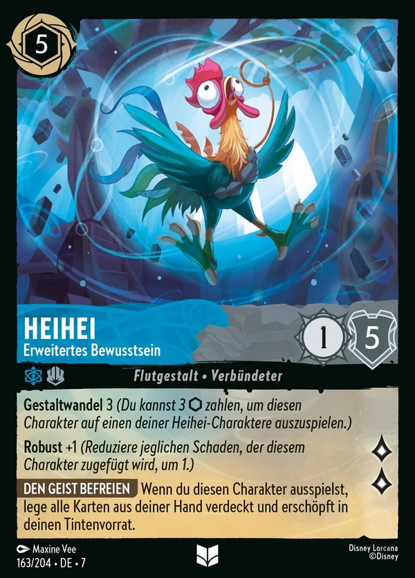 HeiHei - Erweitertes Bewusstsein — Disney Lorcana Charakter card from Archazia's Island