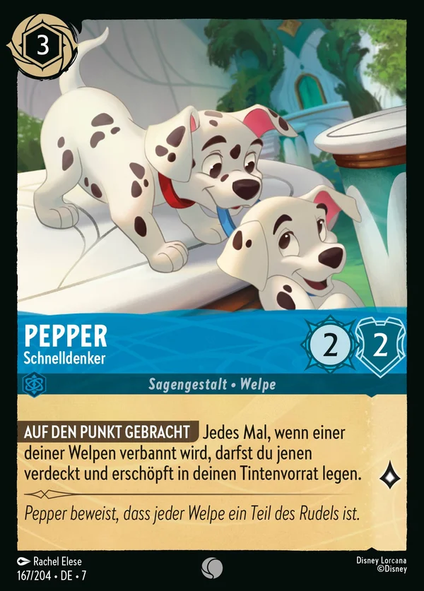 Pepper - Schnelldenker — Disney Lorcana Charakter card from Archazia's Island