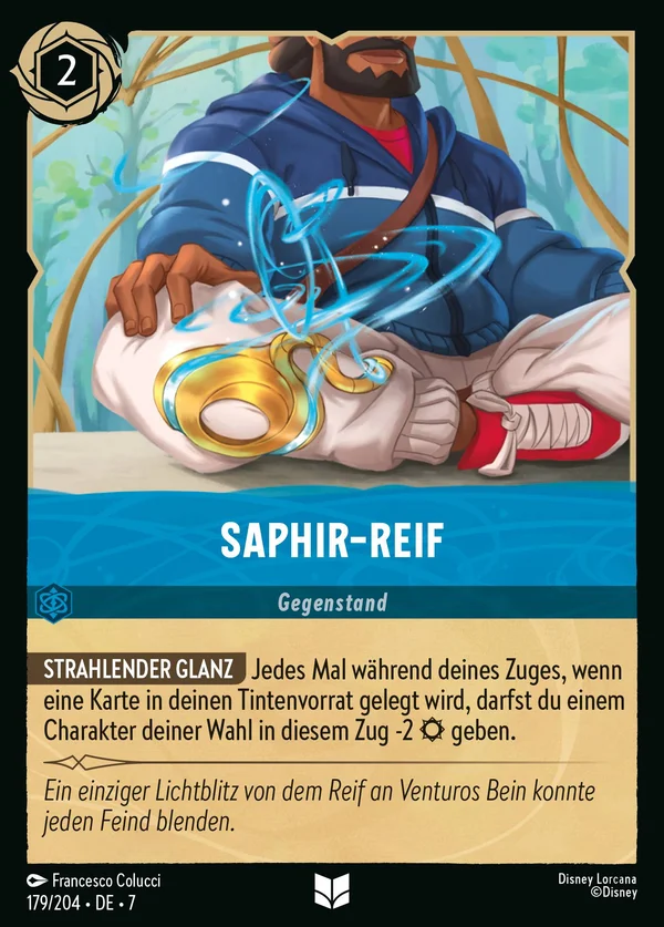 Saphir-Reif — Disney Lorcana Gegenstand card from Archazia's Island