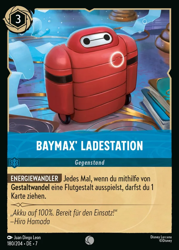 Baymax' Ladestation — Disney Lorcana Gegenstand card from Archazia's Island
