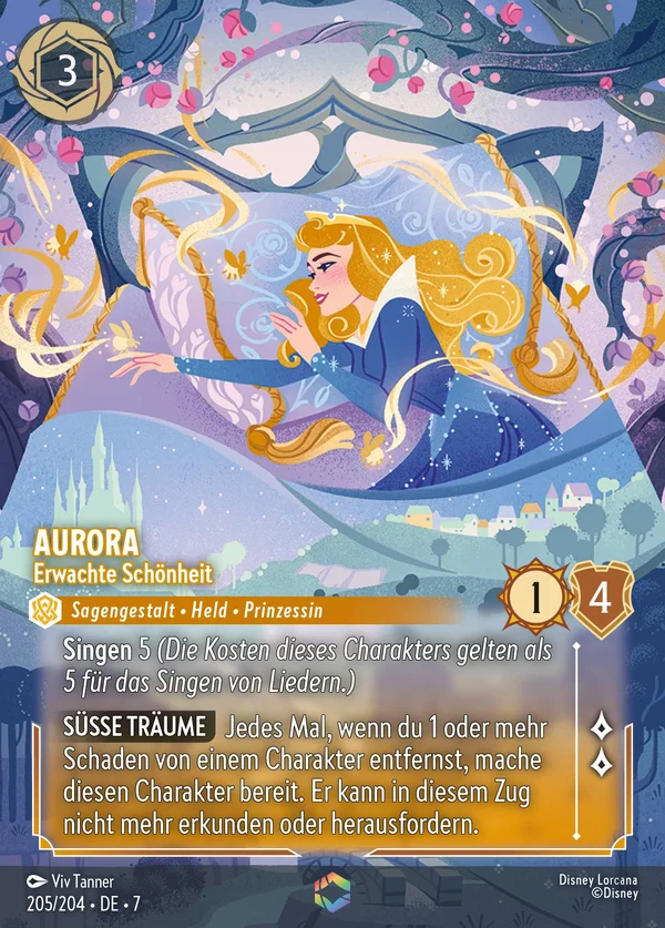 Aurora - Erwachte Schönheit — Disney Lorcana Charakter card from Archazia's Island