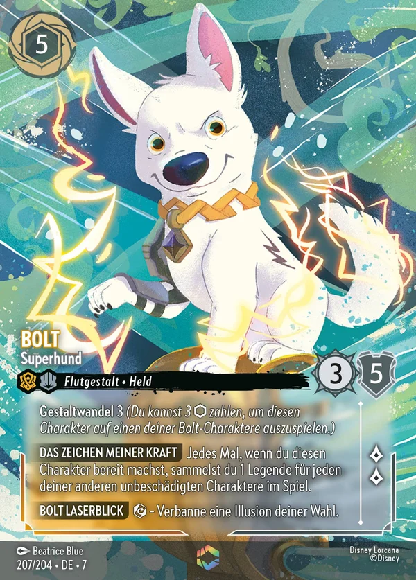 Bolt - Superhund — Disney Lorcana Charakter card from Archazia's Island