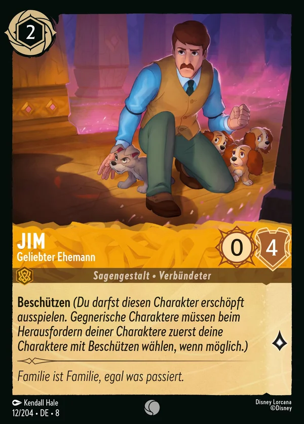 Jim - Geliebter Ehemann — Disney Lorcana Charakter card from The Reign of Jafar