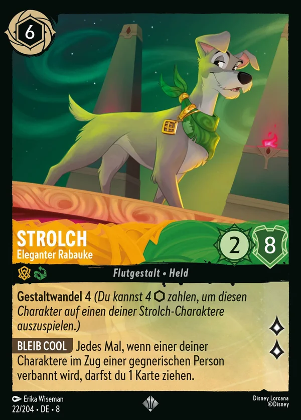 Strolch - Eleganter Rabauke — Disney Lorcana Charakter card from The Reign of Jafar