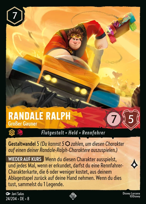 Randale Ralph - Großer Gauner — Disney Lorcana Charakter card from The Reign of Jafar