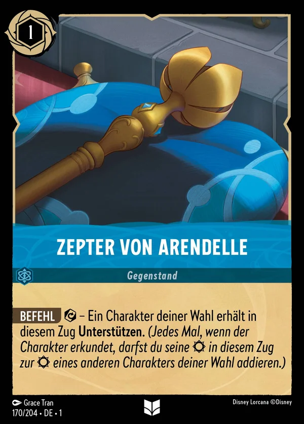 Zepter von Arendelle — Disney Lorcana Gegenstand card from The First Chapter
