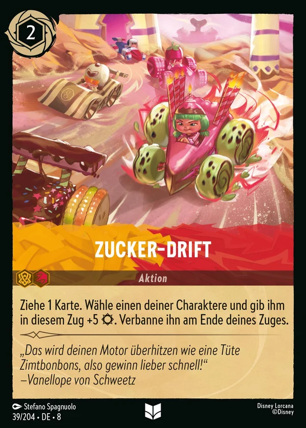 Zucker-Drift — Disney Lorcana Aktion card from The Reign of Jafar
