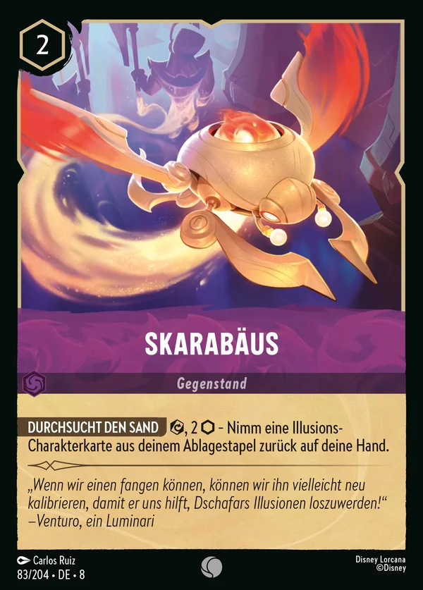 Skarabäus — Disney Lorcana Gegenstand card from The Reign of Jafar