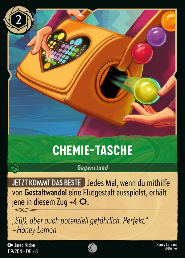 Chemie-Tasche — Disney Lorcana Gegenstand card from The Reign of Jafar