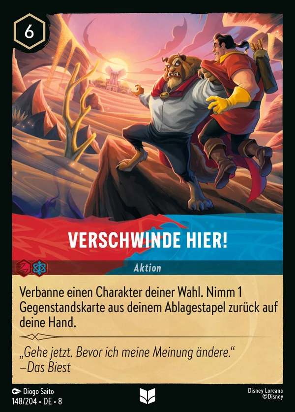 Verschwinde hier! — Disney Lorcana Aktion card from The Reign of Jafar