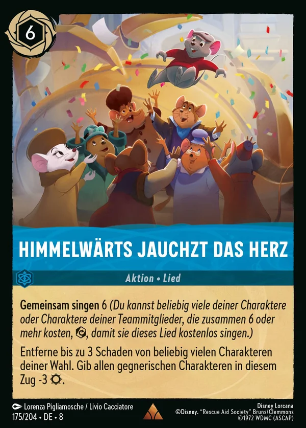 Himmelwärts jauchzt das Herz — Disney Lorcana Aktion card from The Reign of Jafar