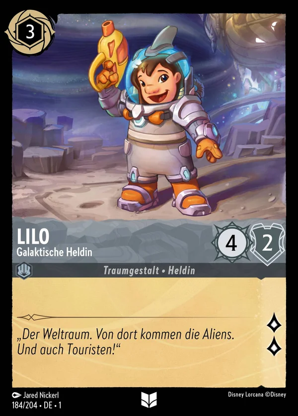 Lilo - Galaktische Heldin — Disney Lorcana Charakter card from The First Chapter