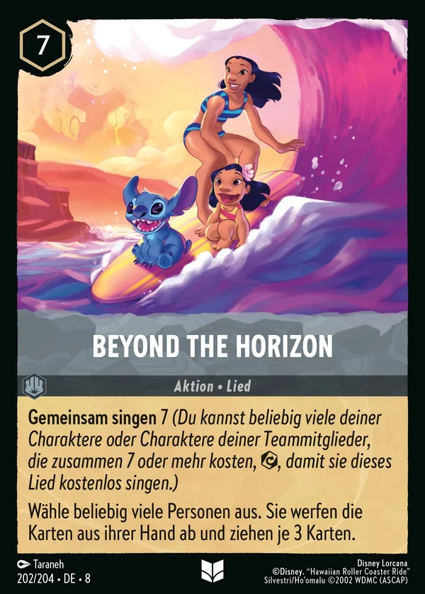 Beyond the Horizon — Disney Lorcana Aktion card from The Reign of Jafar