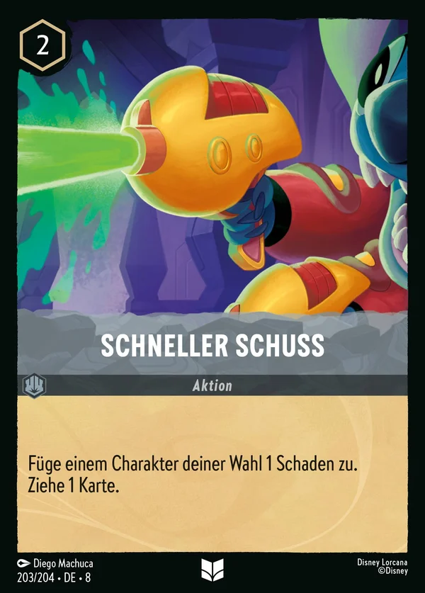 Schneller Schuss — Disney Lorcana Aktion card from The Reign of Jafar