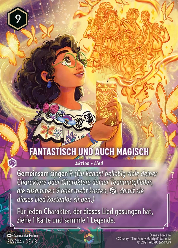 Fantastisch und auch magisch — Disney Lorcana Aktion card from The Reign of Jafar