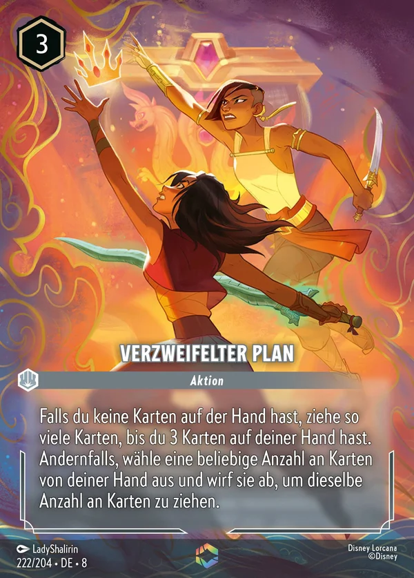Verzweifelter Plan — Disney Lorcana Aktion card from The Reign of Jafar
