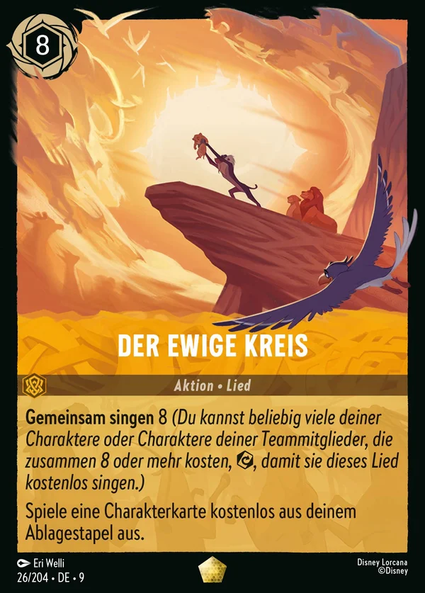 Der ewige Kreis — Disney Lorcana Aktion card from Fabled