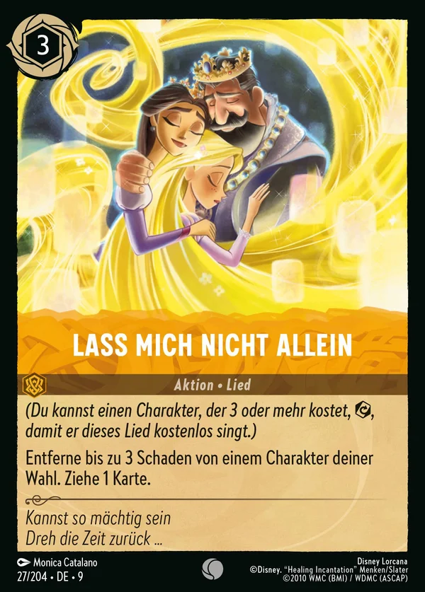 Lass mich nicht allein — Disney Lorcana Aktion card from Fabled