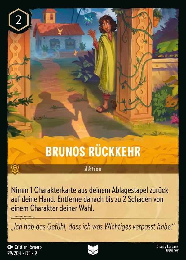Brunos Rückkehr — Disney Lorcana Aktion card from Fabled