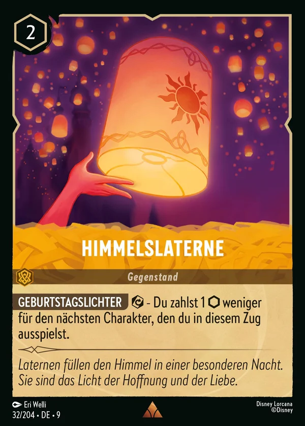 Himmelslaterne — Disney Lorcana Gegenstand card from Fabled