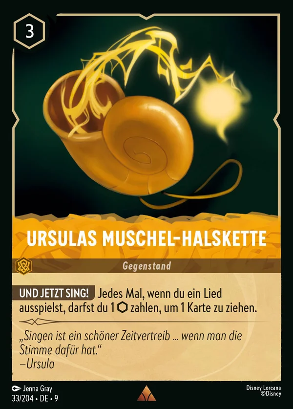 Ursulas Muschel-Halskette — Disney Lorcana Gegenstand card from Fabled