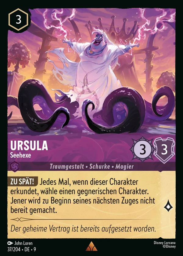 Ursula - Seehexe — Disney Lorcana Charakter card from Fabled